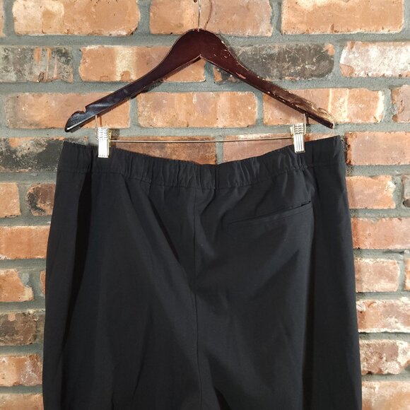 Old Navy Billie High-Waisted Straight Ankle Trouser in Black Career Women's XL - Picture 6 of 7